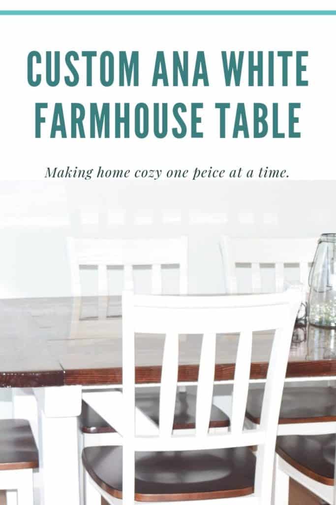 Custom Ana White Farmhouse Table The Irish Twin S Momma