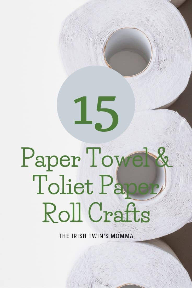 The best crafts to make make art and more by reusing paper towel and toilet paper rolls. via @irishtwinsmom11