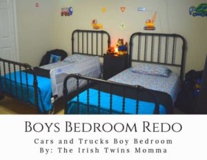 twin boys cars and trucks bedroom