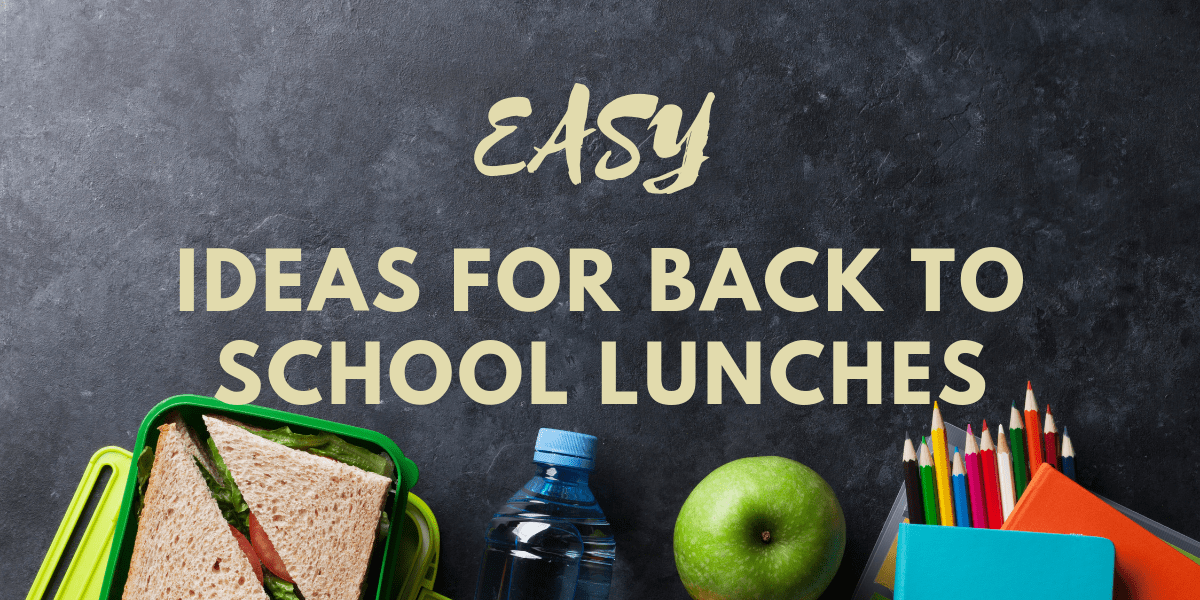 EASY Ideas for School Lunches - The Irish Twins Momma