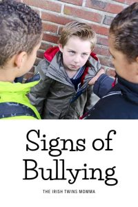 Signs of bullying