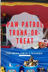 Paw Patrol Trunk or Treat