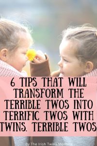Terrible twos with twins by the irish twins momma