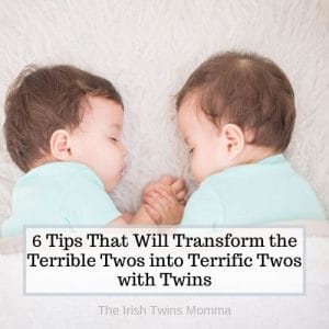Terrible twos with twins by the irish twins momma