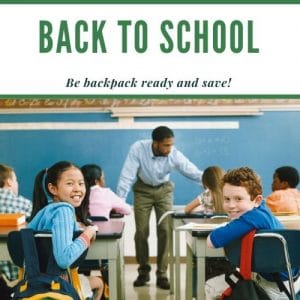 Back to school with kids in a classroom