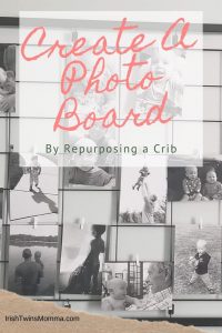 Pin for Create a Photo board by repurposing a crib