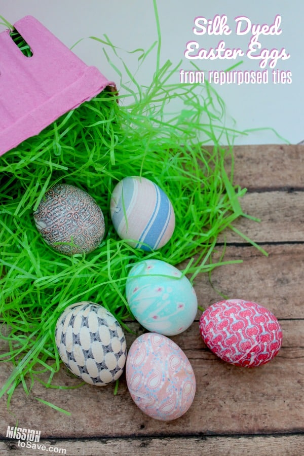 Silk dyed Easter Eggs
