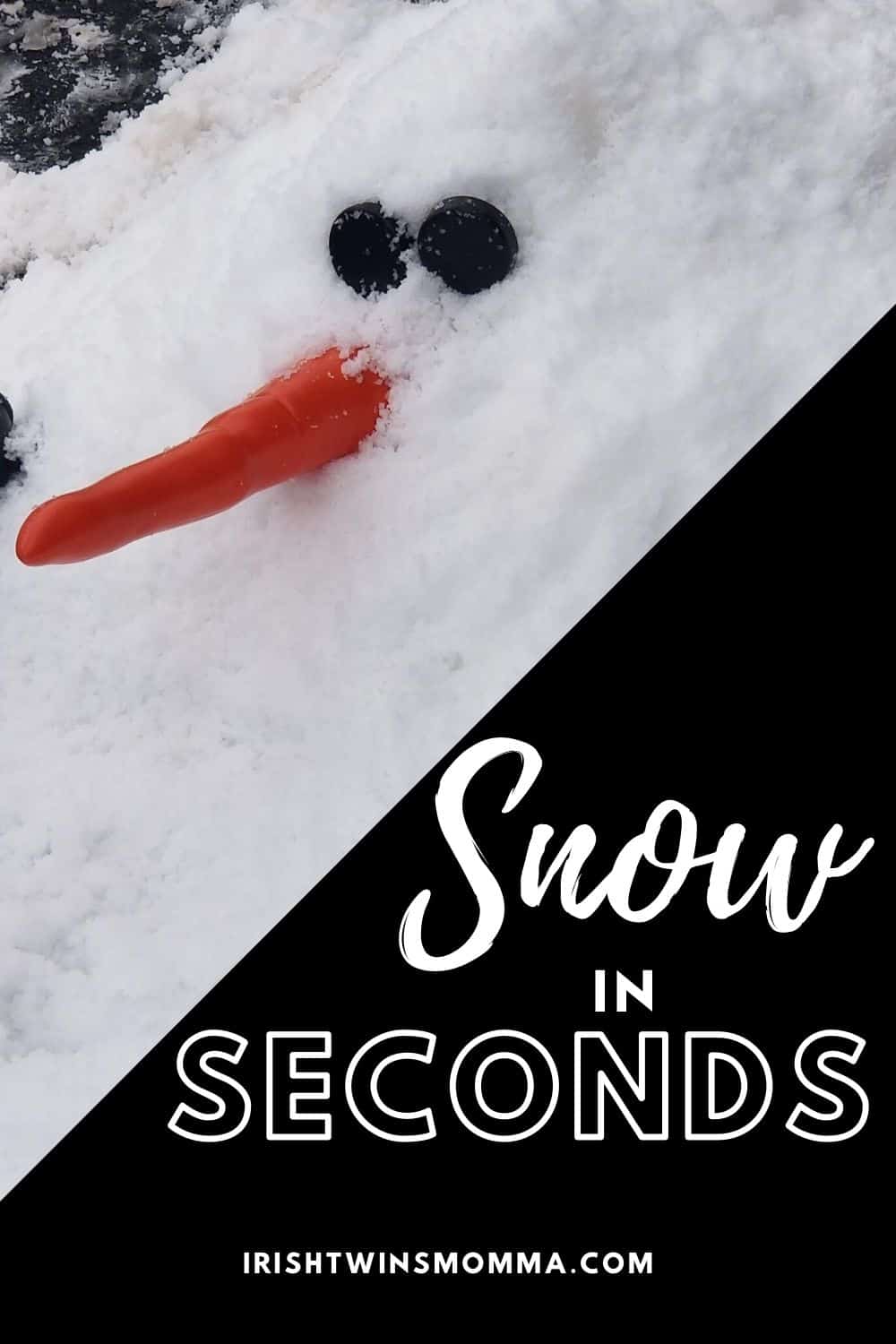 Snow in Seconds is a family-owned business that is the creator of the original fake snow. Their product is made in the U.S. and is the only instant snow that grows 100 times its size in just seconds. via @irishtwinsmom11