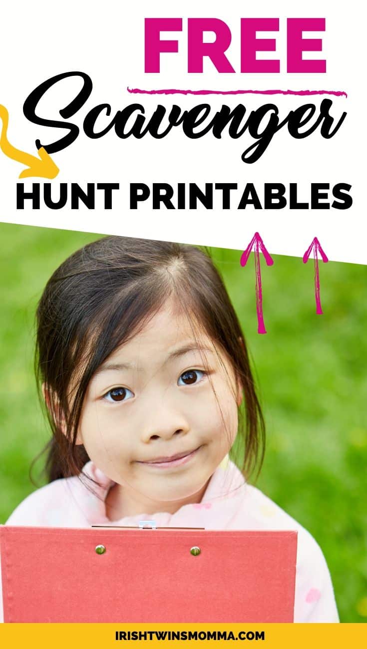 FREE scavenger hunt printables