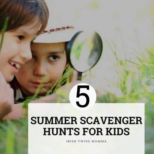 5 Summer Scavenger Hunt Ideas for Kids with Printables - The Irish ...