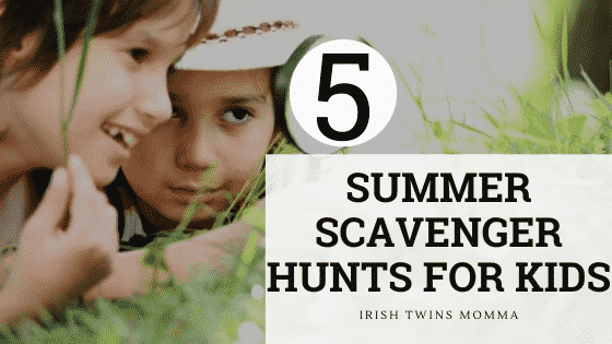 summer scavenger hunts for kids