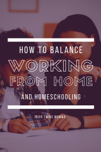 Balance WFH and Homeschooling